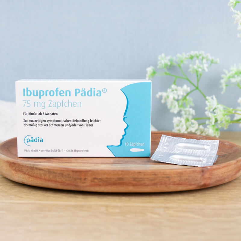 Ibuprofen Zäpfchen Packshot